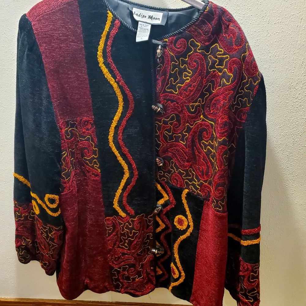 Indigo Moon Embellished Jacket